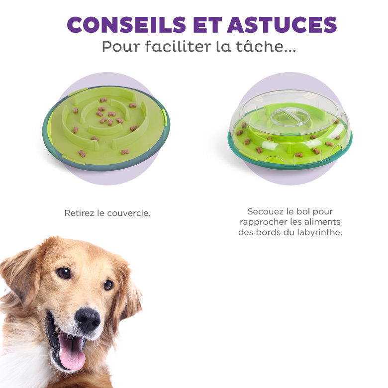 Outward Hound - Jeu Puzzle &agrave; Friandises Wobble Bowl pour Chiens Image num&eacute;ro 4
