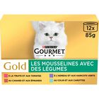 GOURMET - Boîtes GOLD Les Mousselines avec des Légumes pour chats - 12x85g image number null