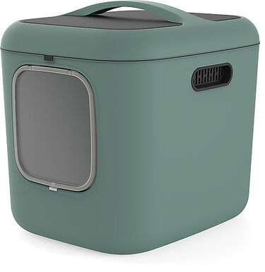 Rotho - Maison de Toilette Biala XL pour Chat - Vert