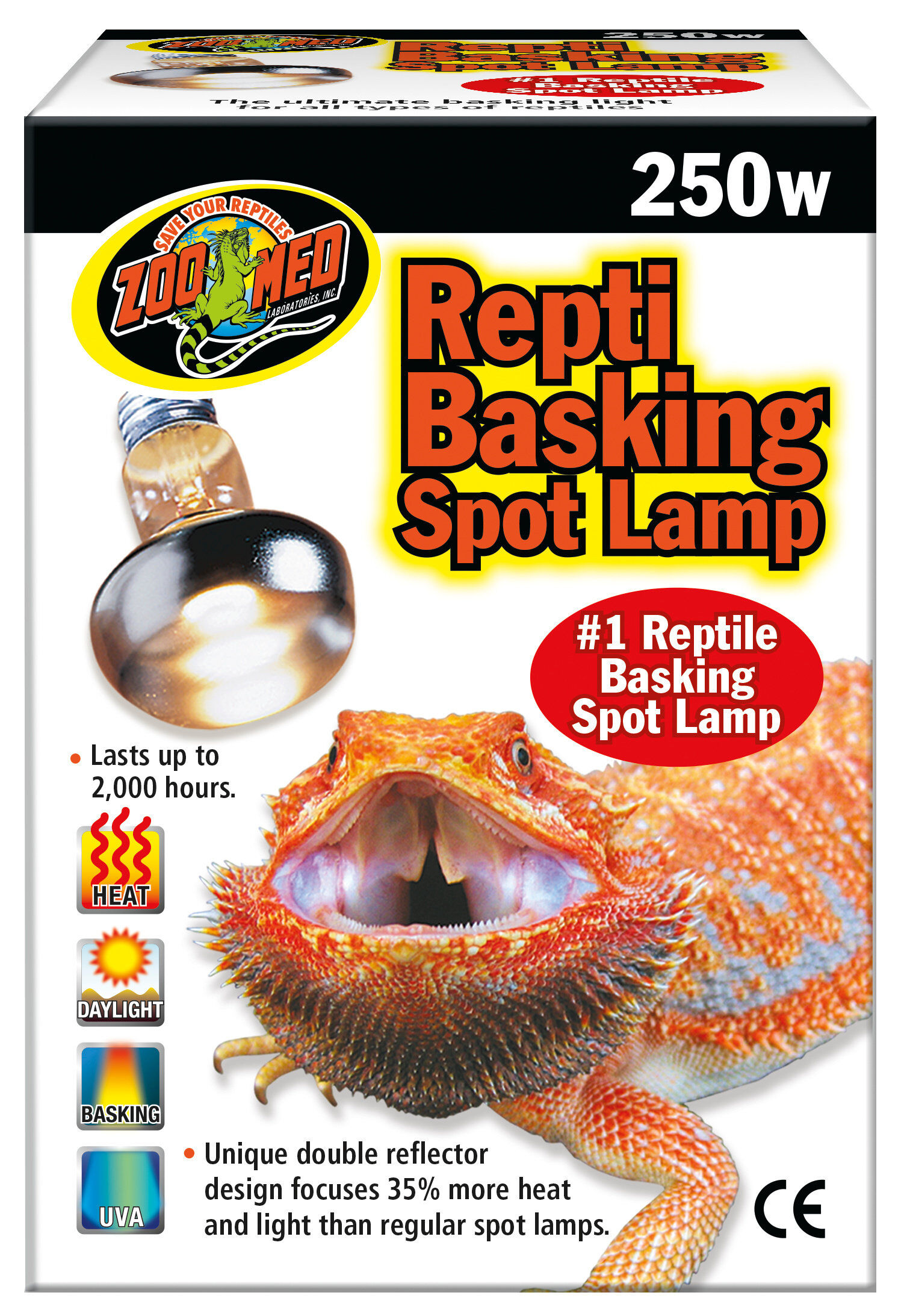 Zoomed - Ampoule chauffante pour terrarium - 250W Image num&eacute;ro 1