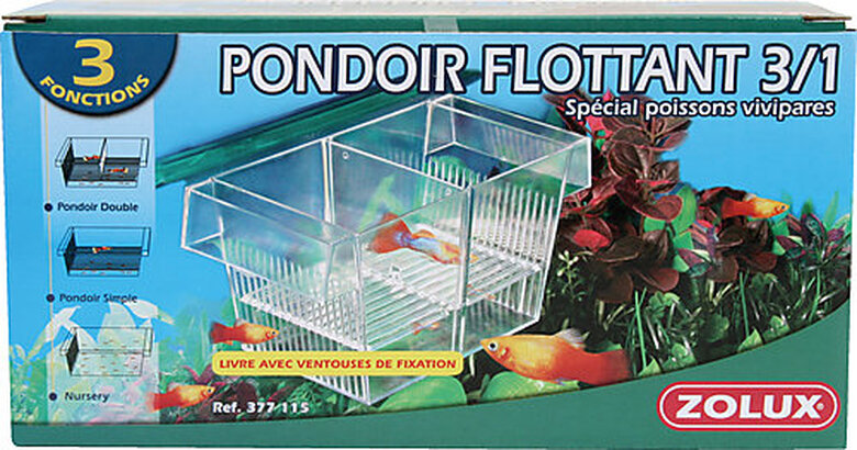Zolux - Pondoir Fottant pour Poissons Vivipares - 10x18x11cm image number null