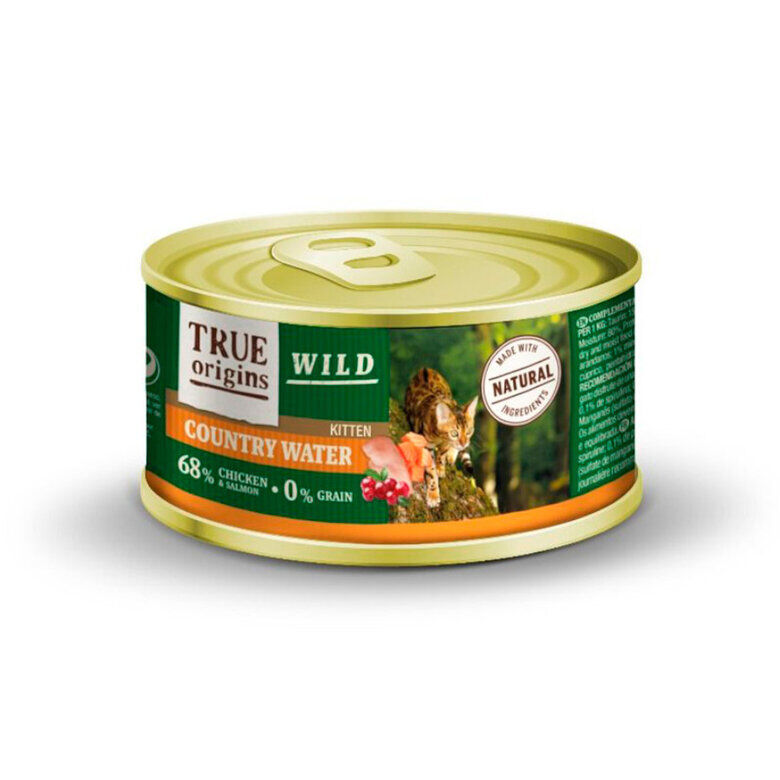 True Origins Wild - P&acirc;t&eacute;e au Poulet & Saumon pour Chatons - 100G Image num&eacute;ro 1