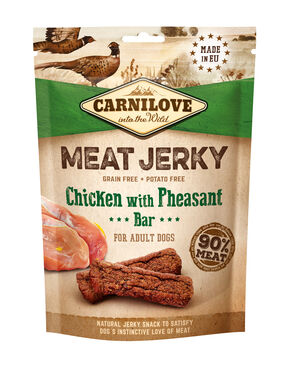 Carnilove Jerky Jerky Barre Proteinee Poulet Faisan 100 Gr