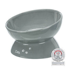 Trixie - Gamelle XXL augmentée en céramique gris - 0.35 l/17 cm