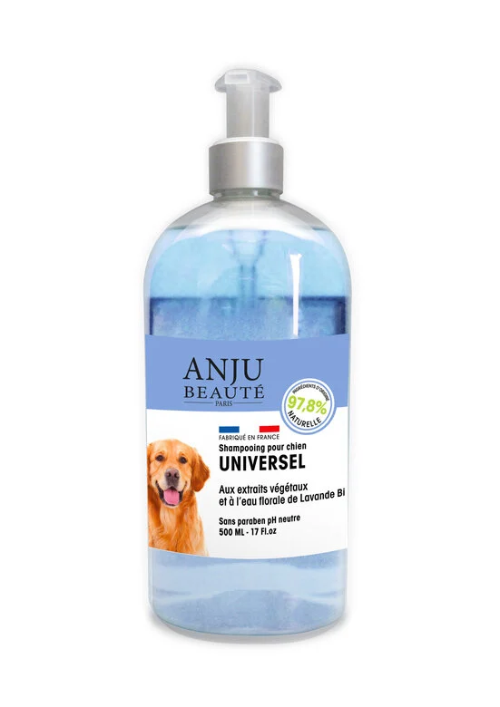 Anju Beaute - Shampooing Universel Chiens - 500ml Image numéro 1 Anju Beaute - Shampooing Universel Chiens - 500ml Image numéro 1