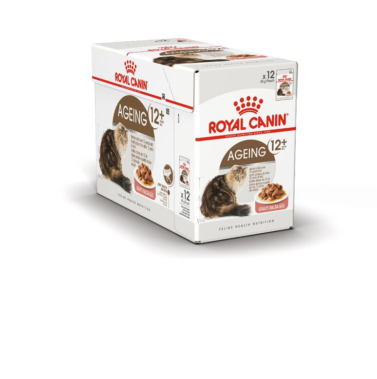 Royal Canin - Sachets Ageing 12+ en Sauce pour Chat - 12x85g Image numéro 1 Royal Canin - Sachets Ageing 12+ en Sauce pour Chat - 12x85g Image numéro 1