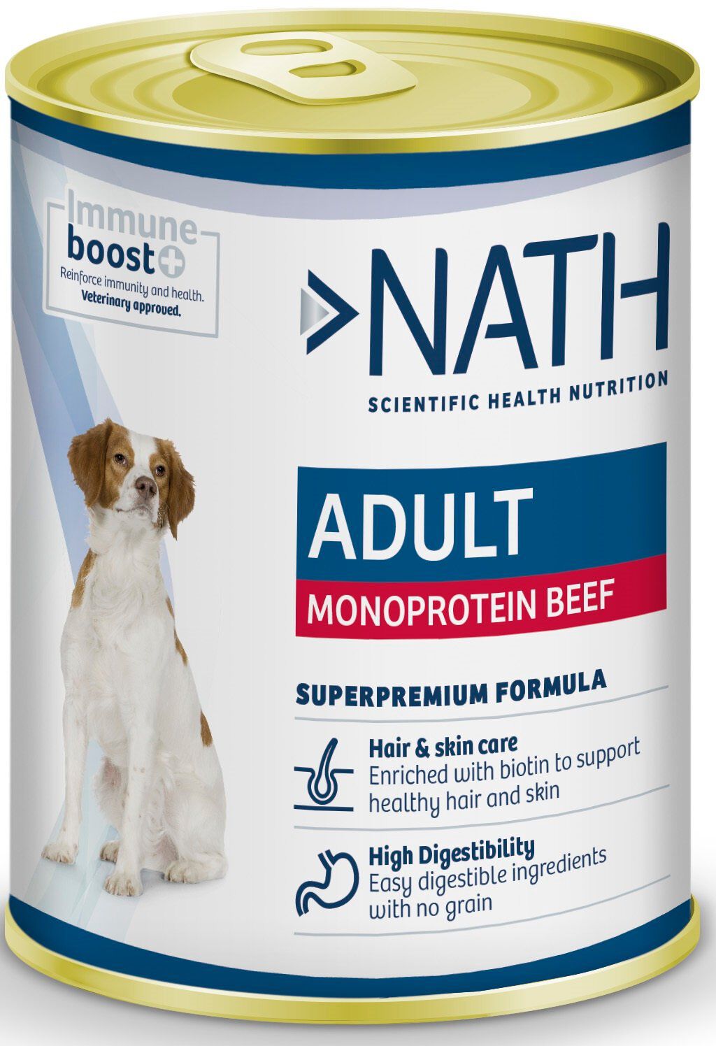 Nath - P&acirc;t&eacute;e Adult Monoprot&eacute;ique B&oelig;uf pour Chiens - 400g Image num&eacute;ro 1