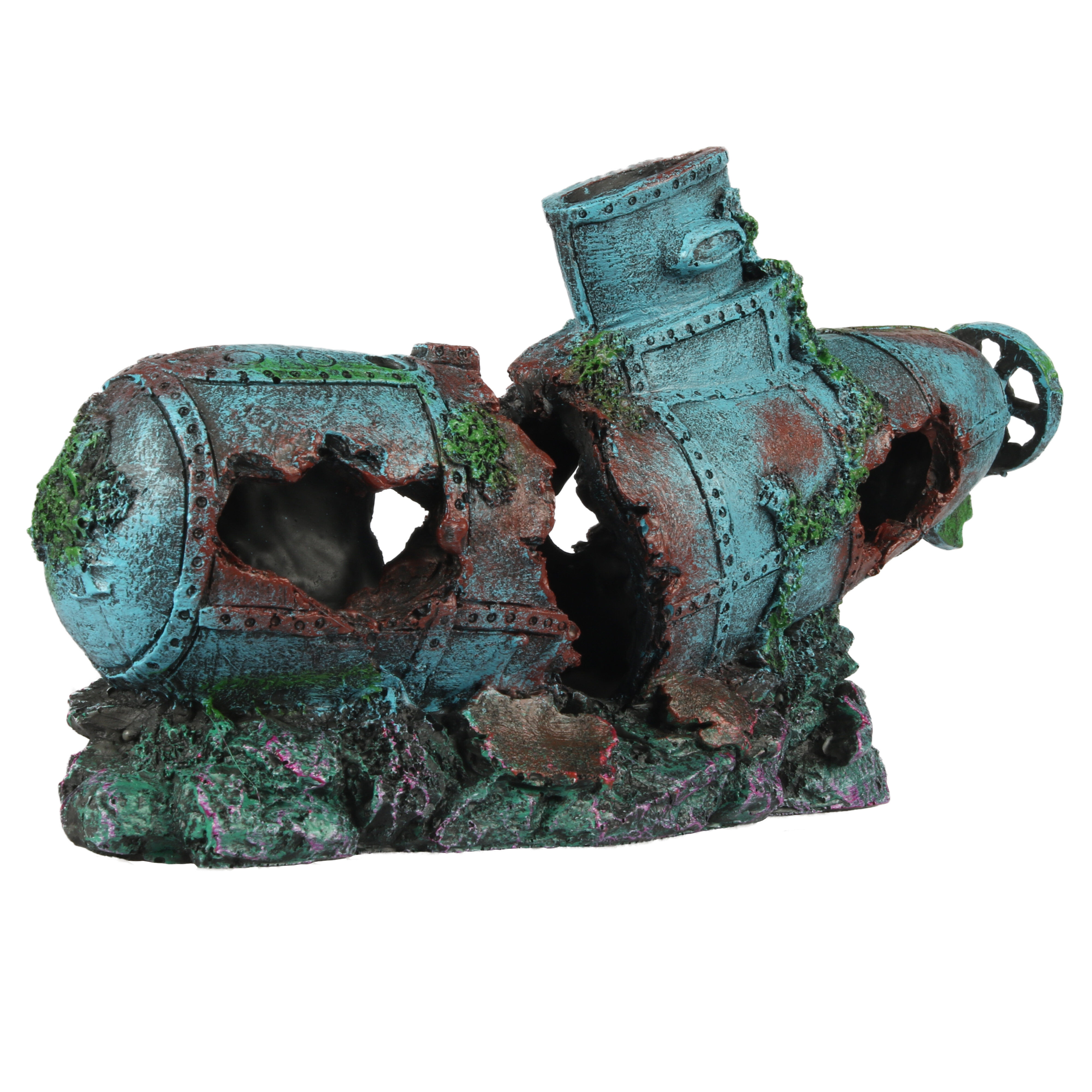 Aquadella - D&eacute;coration Petit Sous-Marin pour Aquarium - 29x8,5x14,5cm Image num&eacute;ro 1