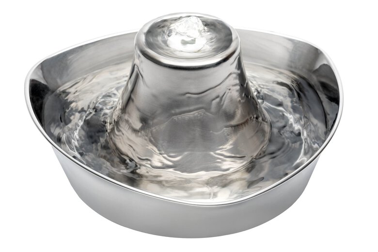 PetSafe - Fontaine à Eau Seaside Inox pour Chien et Chat - 1,7L Image numéro 1 PetSafe - Fontaine à Eau Seaside Inox pour Chien et Chat - 1,7L Image numéro 1
