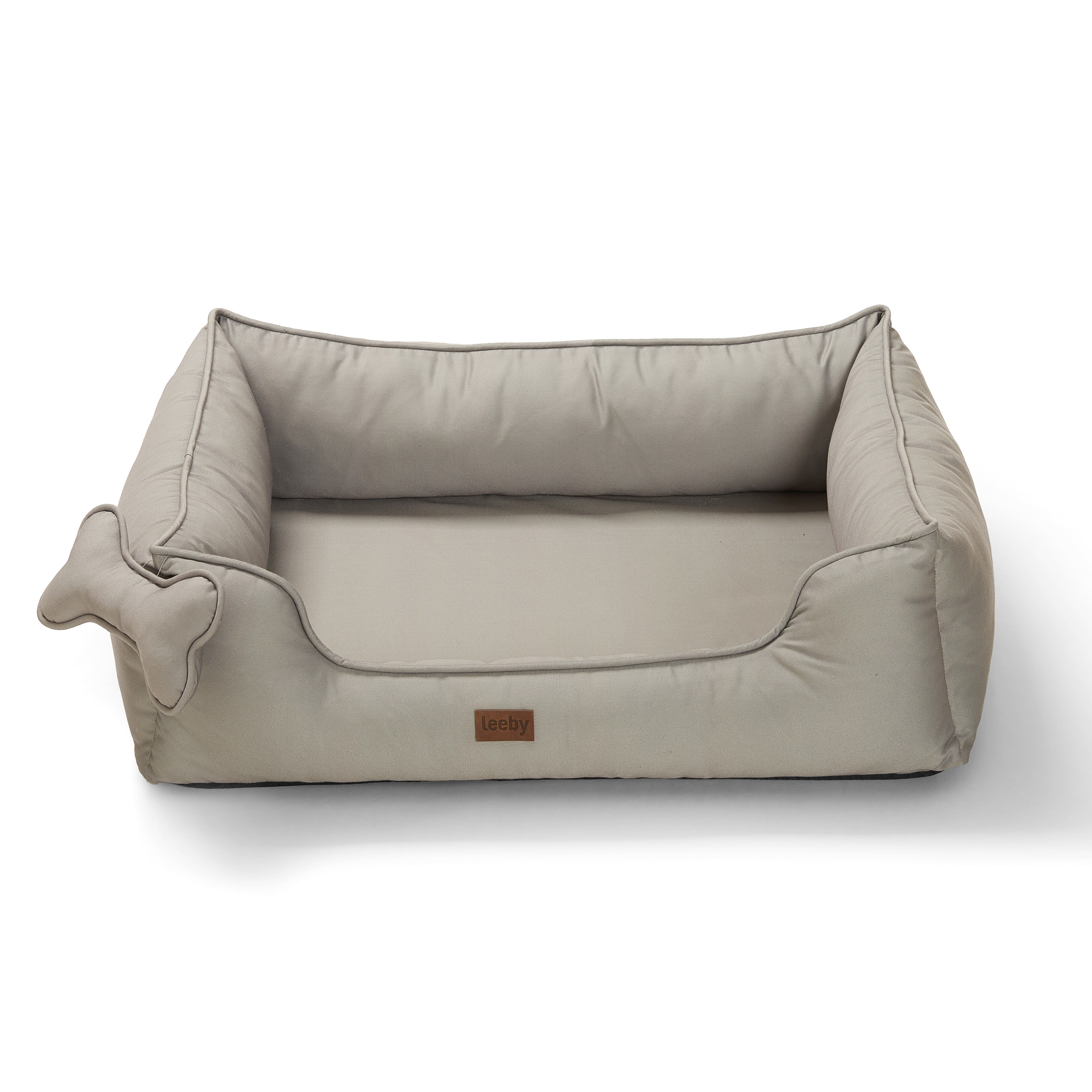 Leeby - Sofa Premium Couleur Taupe pour Chien - S Image num&eacute;ro 1