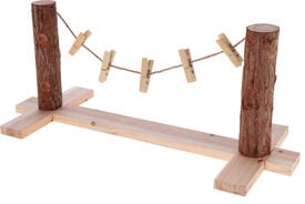 Kerbl - Corde pour Aliments Lapins avec 5 Clips - 66x26x27cm