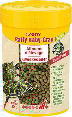 Sera - Aliments d'Élevage en Granulés Raffy Baby-Gran pour Tortues Aquatiques - 100ml