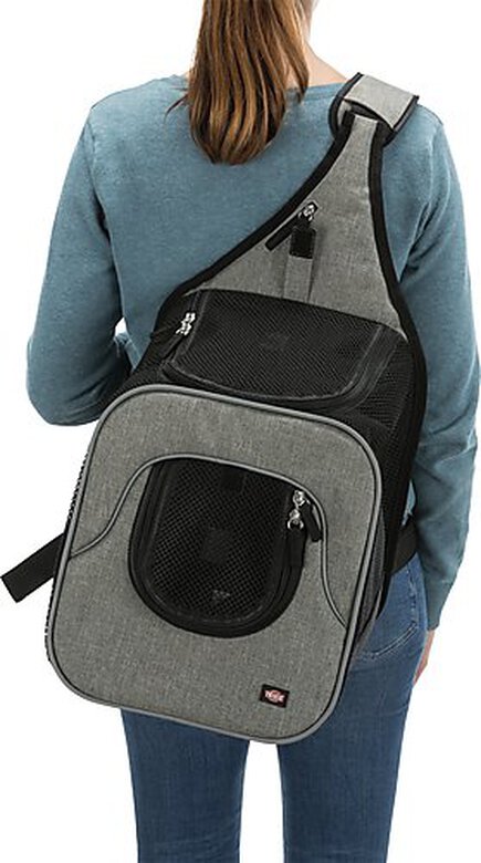 Trixie - Sac Ventral Savina pour Chien - Noir Image numéro 3 Trixie - Sac Ventral Savina pour Chien - Noir Image numéro 3