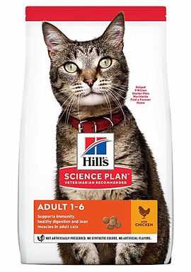 Hill's - Feline Adult Poulet pour Chat - 3Kg