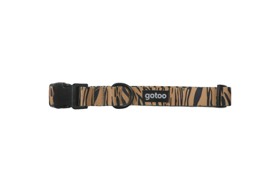 Gotoo - Collier à motifs de Tigre Marron pour Chien