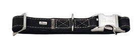 Hunter - Collier Hunting Alu-Strong en Cuir de Bœuf Noir