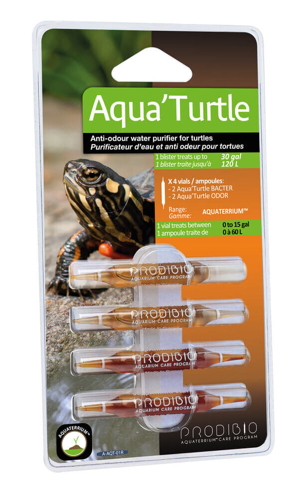 Prodibio - Purificateur Eau Aqua'Turtle pour Tortues - x4 Image num&eacute;ro 1