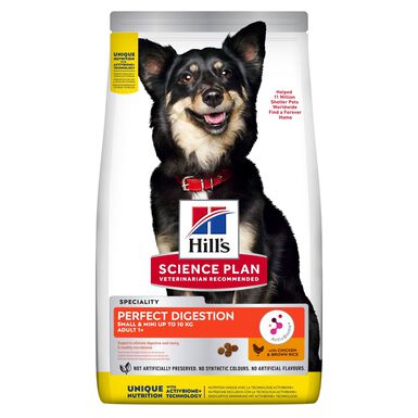 Hill's Science Plan - Croquettes Adulte Perfect Digestion au Poulet pour Petit Chien