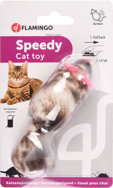 Flamingo - Jouet Speedy Souris Brun pour Chats