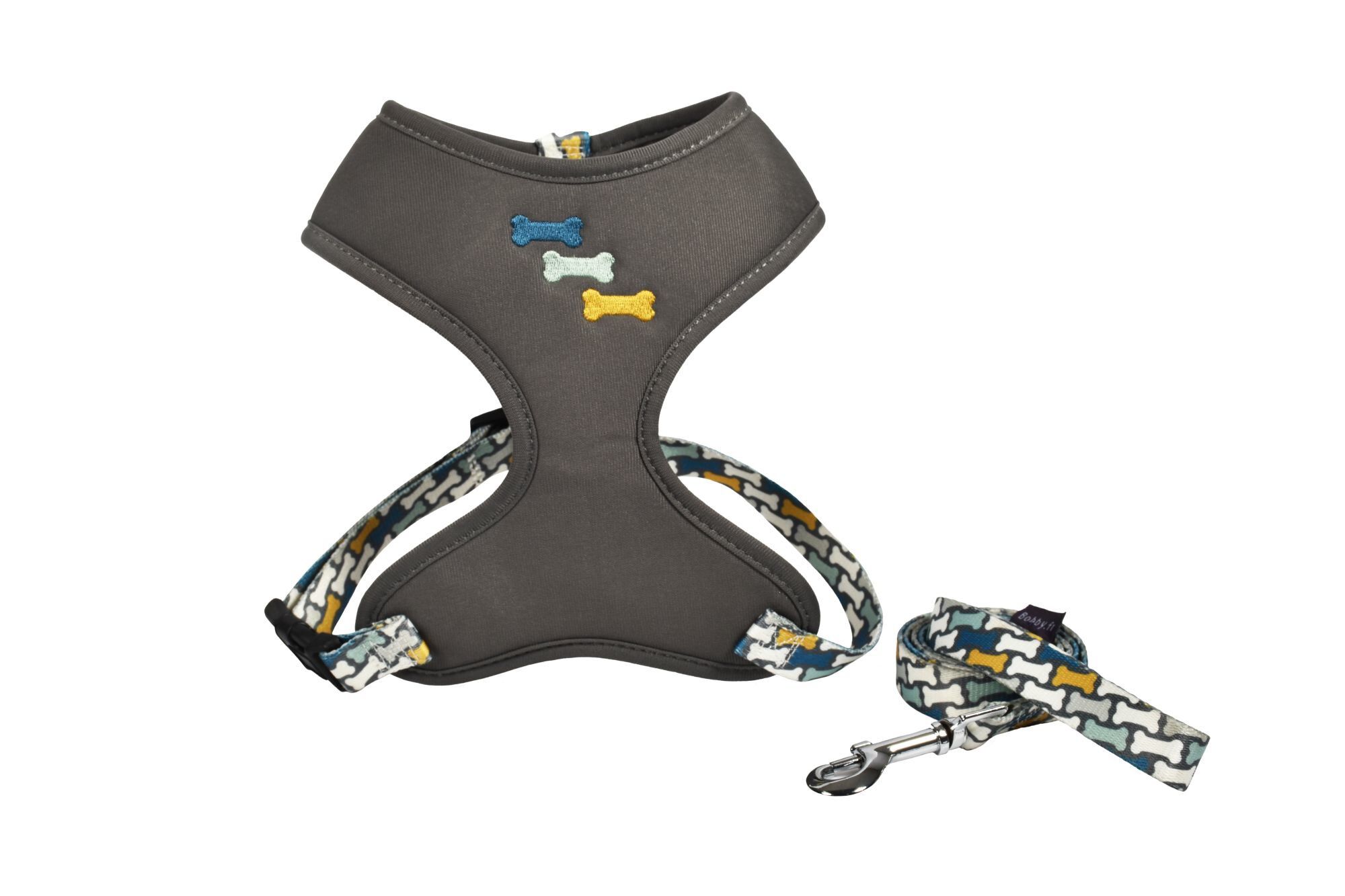 Bobby - Harnais T-Shirt Rio Anthracite M pour Chiens - 33cm Image num&eacute;ro 1