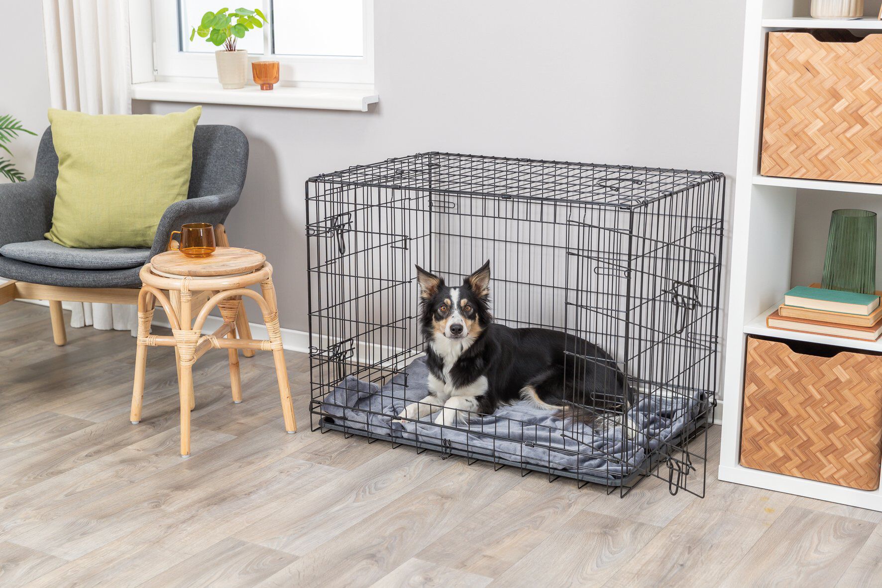 Trixie - Home Kennel noir - M/L : 93 x 69 x 62 cm Image num&eacute;ro 3