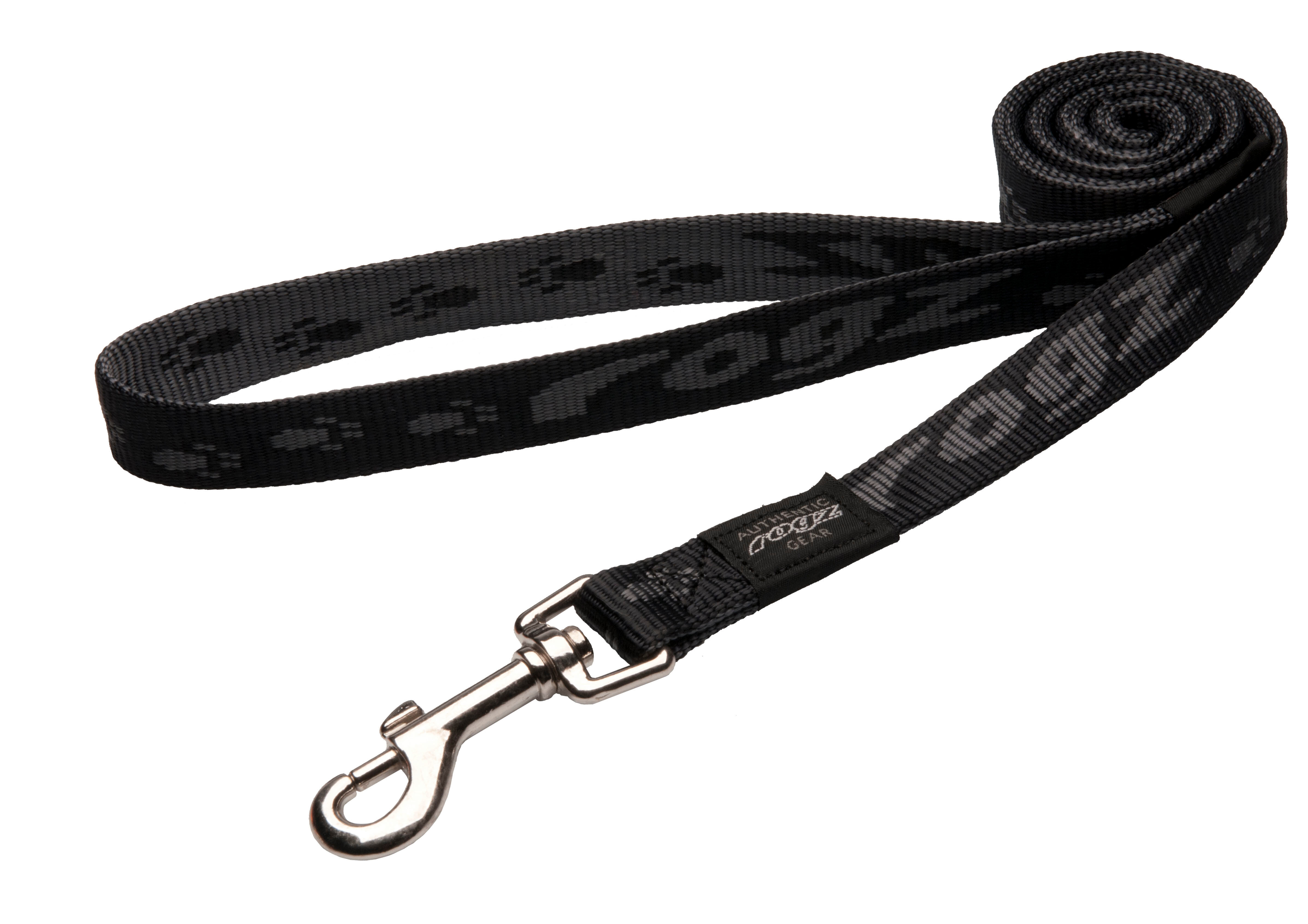 Rogz - Laisse Simple Alpinist Noir pour Chiens - M Image num&eacute;ro 1