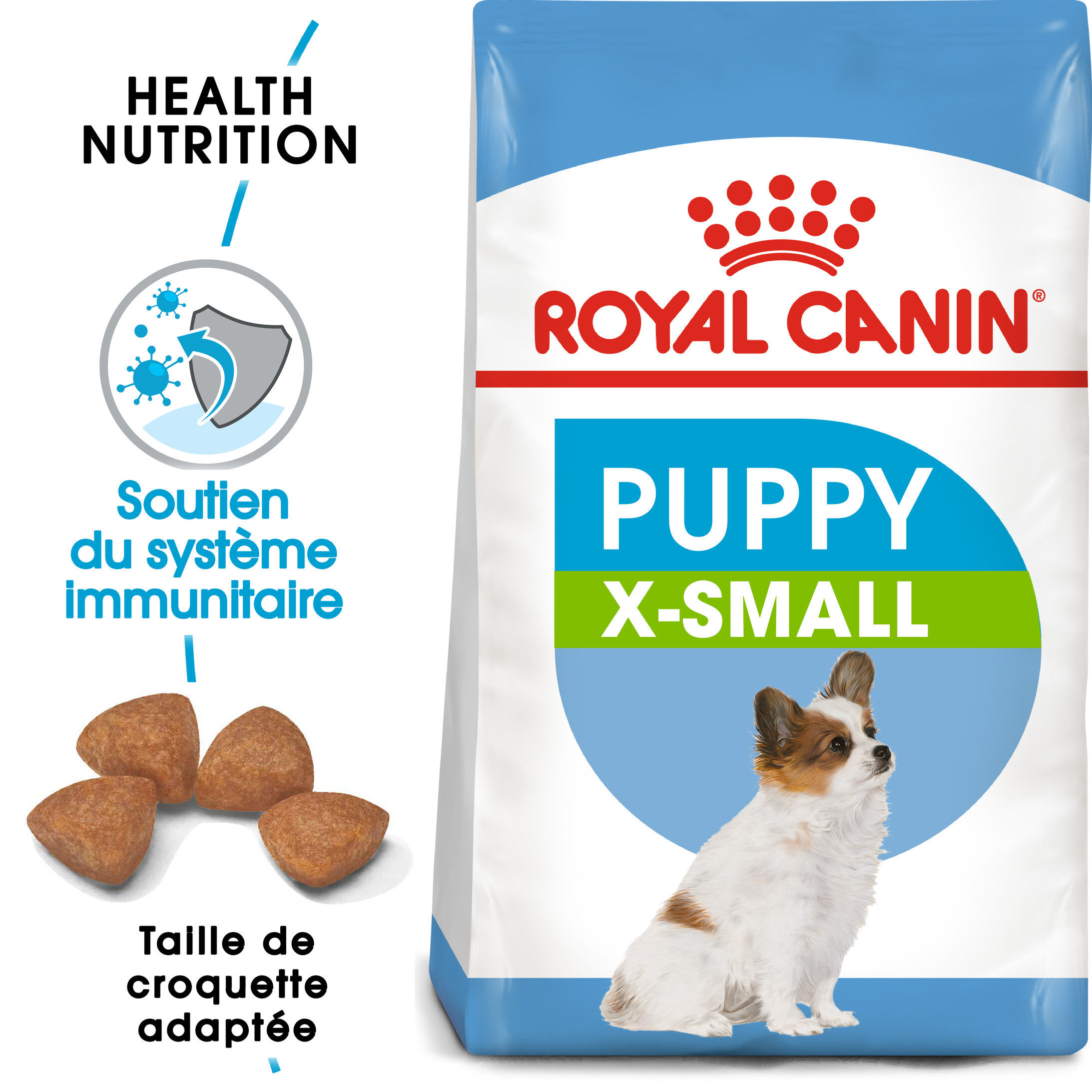 Royal Canin - Croquettes Puppy X-Small pour Chiots de 2 &agrave; 10 Mois - 1,5Kg Image num&eacute;ro 1