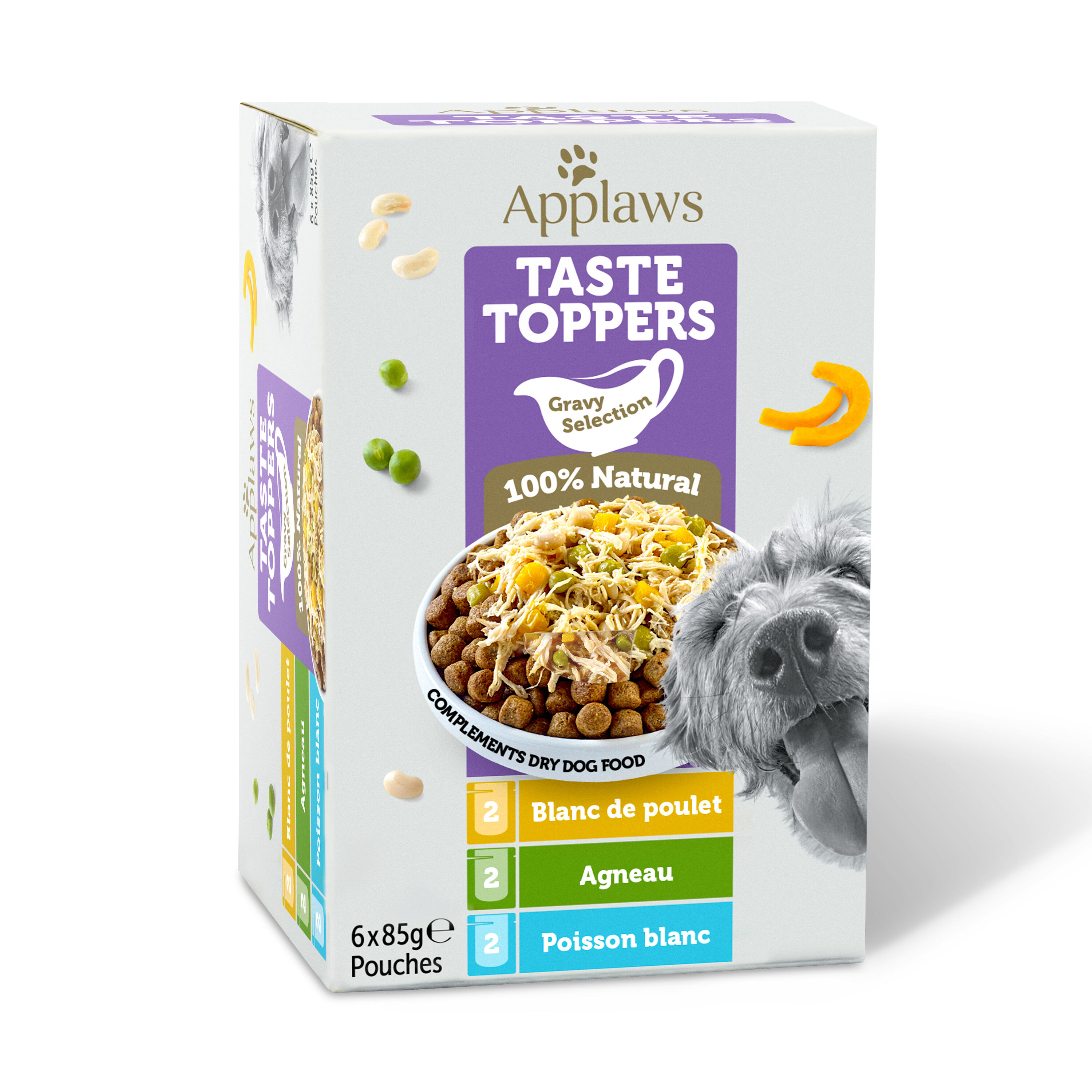 Applaws - Multipack Sachet Sauce Taste Toppers pour Chien - 6x85ml Image num&eacute;ro 1