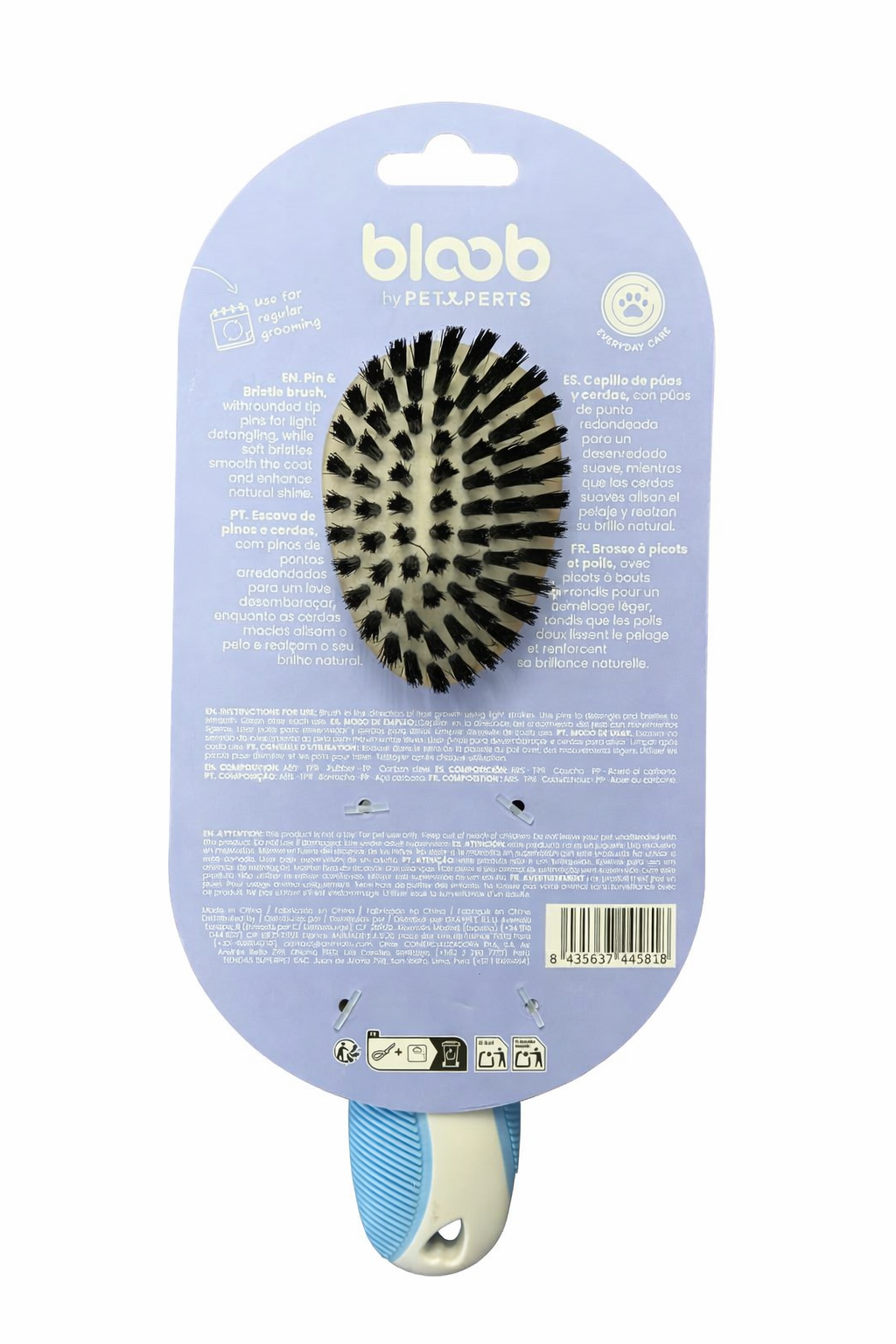 Bloob - Brosse Double &agrave; Picots et &agrave; Poils pour Chiens - S Image num&eacute;ro 3
