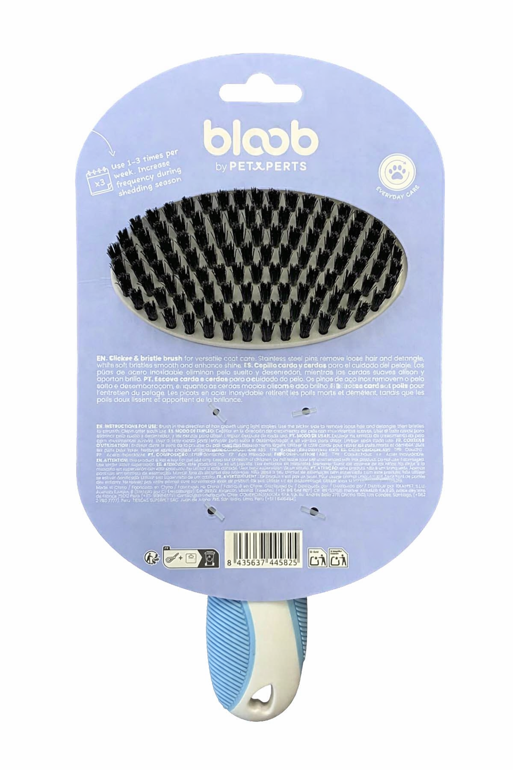 Bloob - Brosse Double Carde et &agrave; Poils Doux pour Chiens - x1 Image num&eacute;ro 2