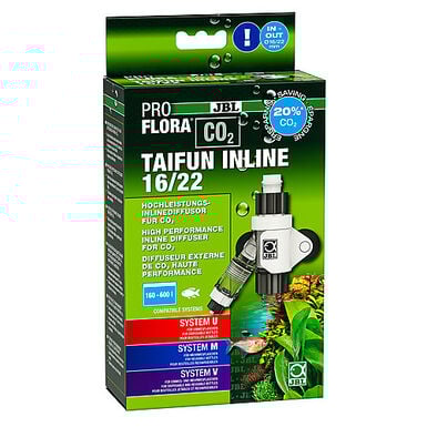 JBL - Diffuseur CO2 Proflora Taifun Inline 16/22 pour Aquarium
