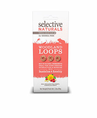 Supreme Science - Selective Naturals Woodland Loops pour Rongeurs - 80g