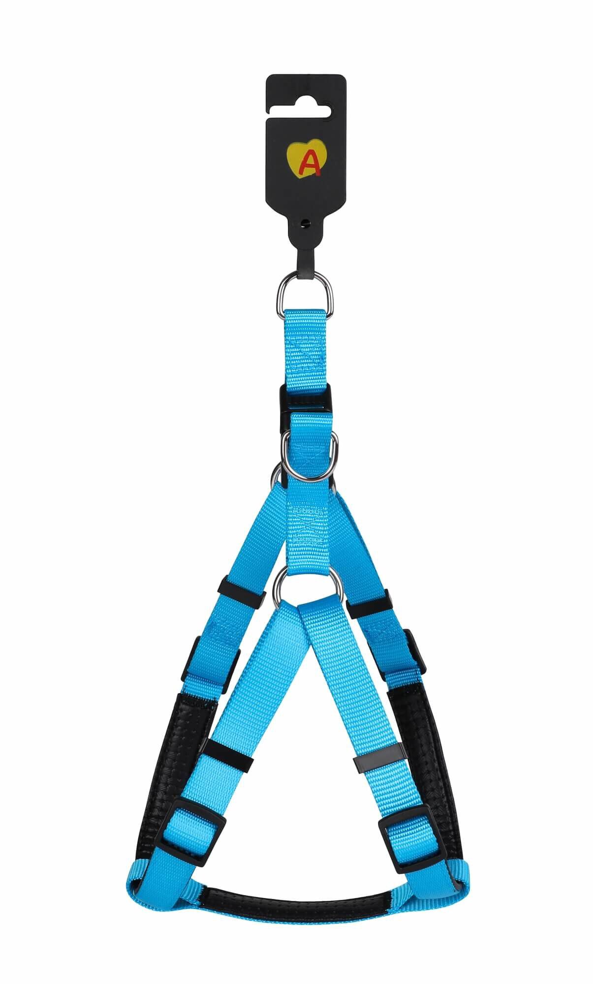 Animalis - Harnais Basic Confort Bleu pour Chien - T3 25mm et 75/96cm Image num&eacute;ro 1