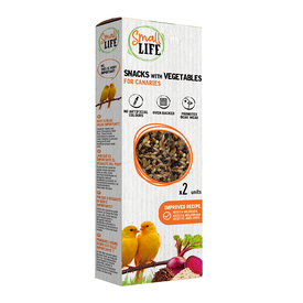 Small Life - Snacks aux L&eacute;gumes pour Canaris - 60g