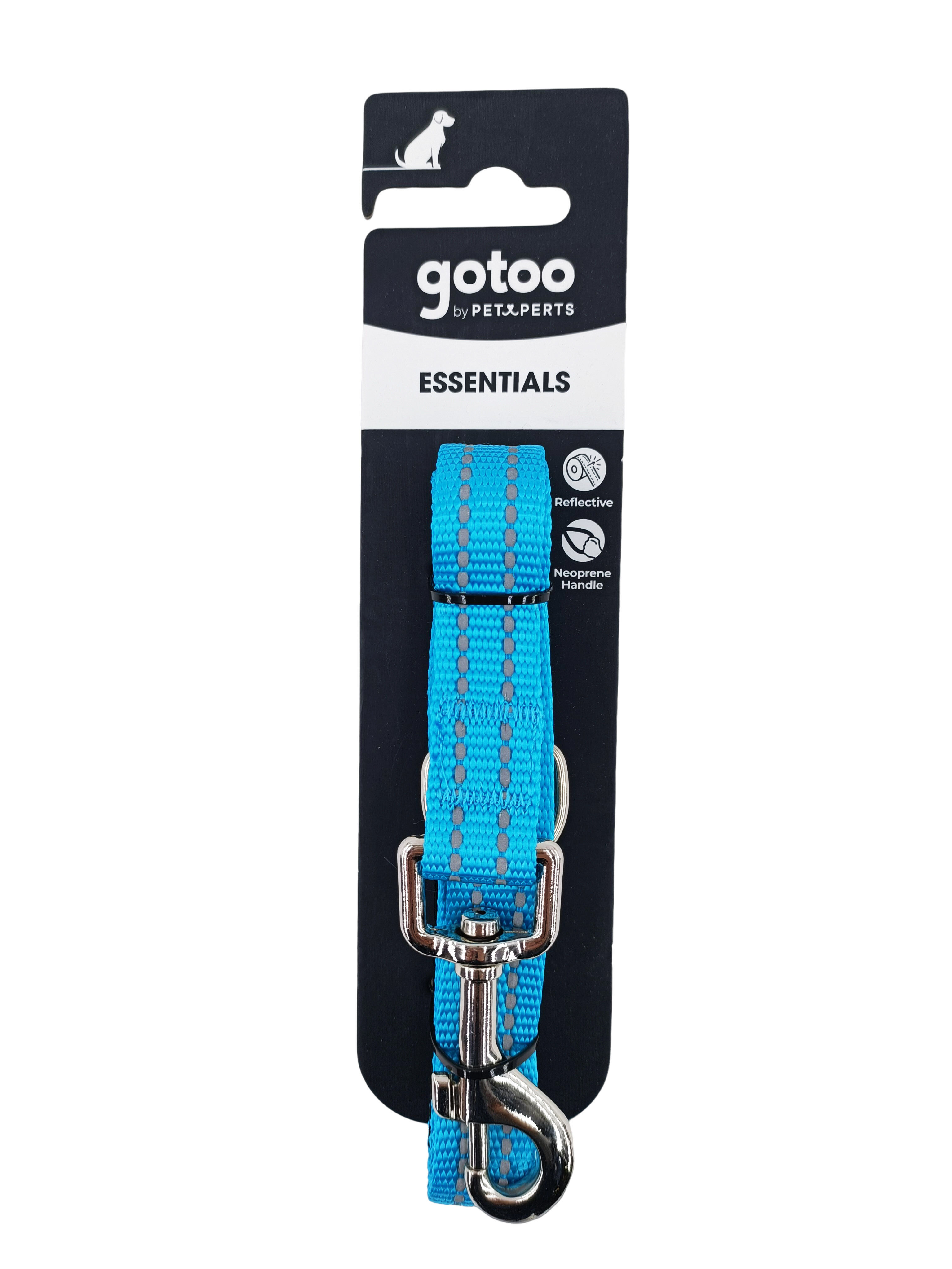Gotoo - Laisse Essentials en Nylon Premium Bleu pour Chien Image num&eacute;ro 5