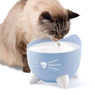 Catit - Fontaine à eau Pixi Bleu pour Chat - 2,5L