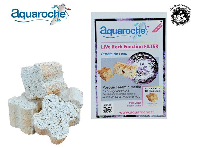 Aquaroche - Filtre de Fonction Live Rock - 1,5L - x12 Image num&eacute;ro 1