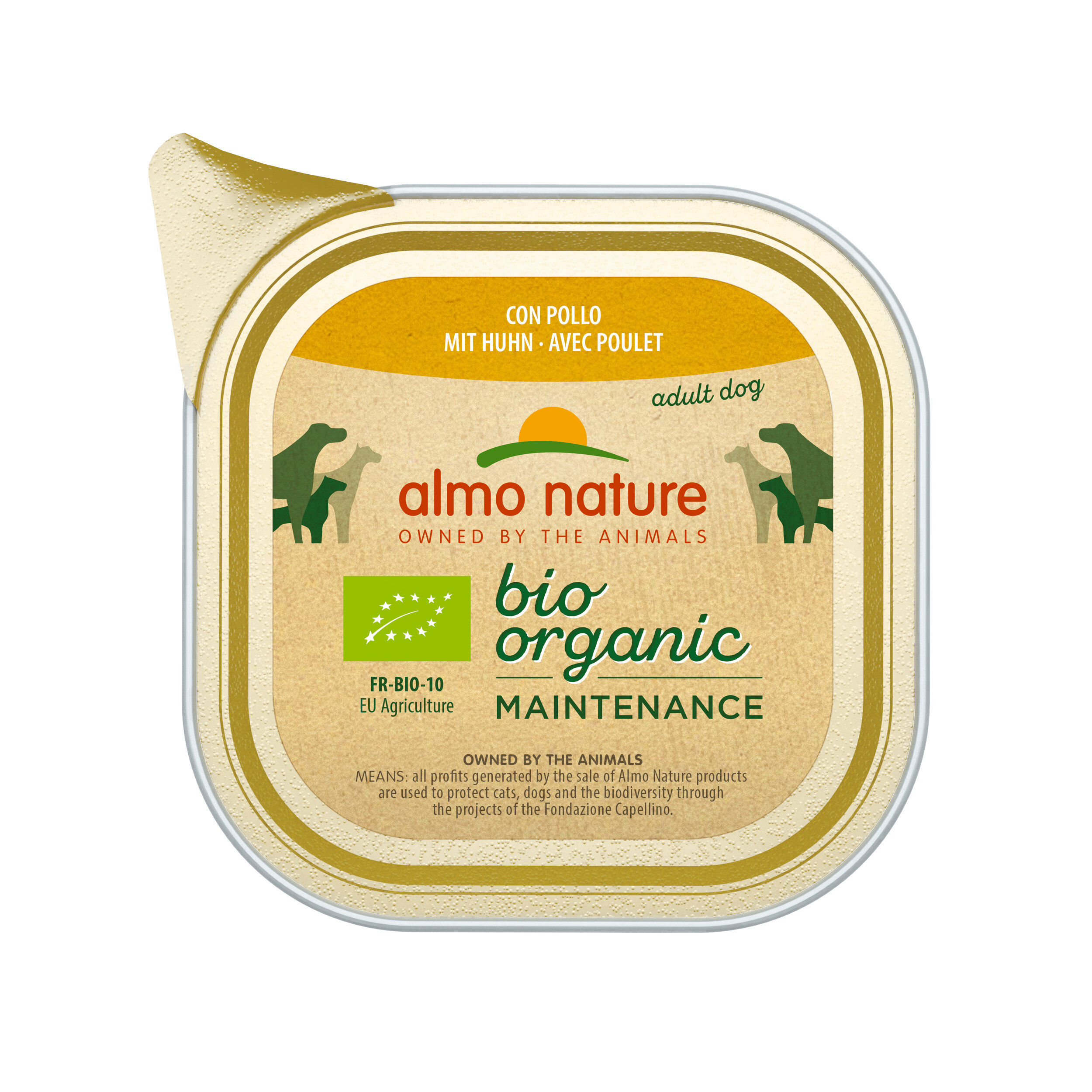 Almo Nature - P&acirc;t&eacute;e Bio Organic Poulet - 100g Image num&eacute;ro 1