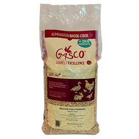 Gasco - Mélange de Graines pour Poules Pondeuses- 20Kg + 2Kg Gratuits
