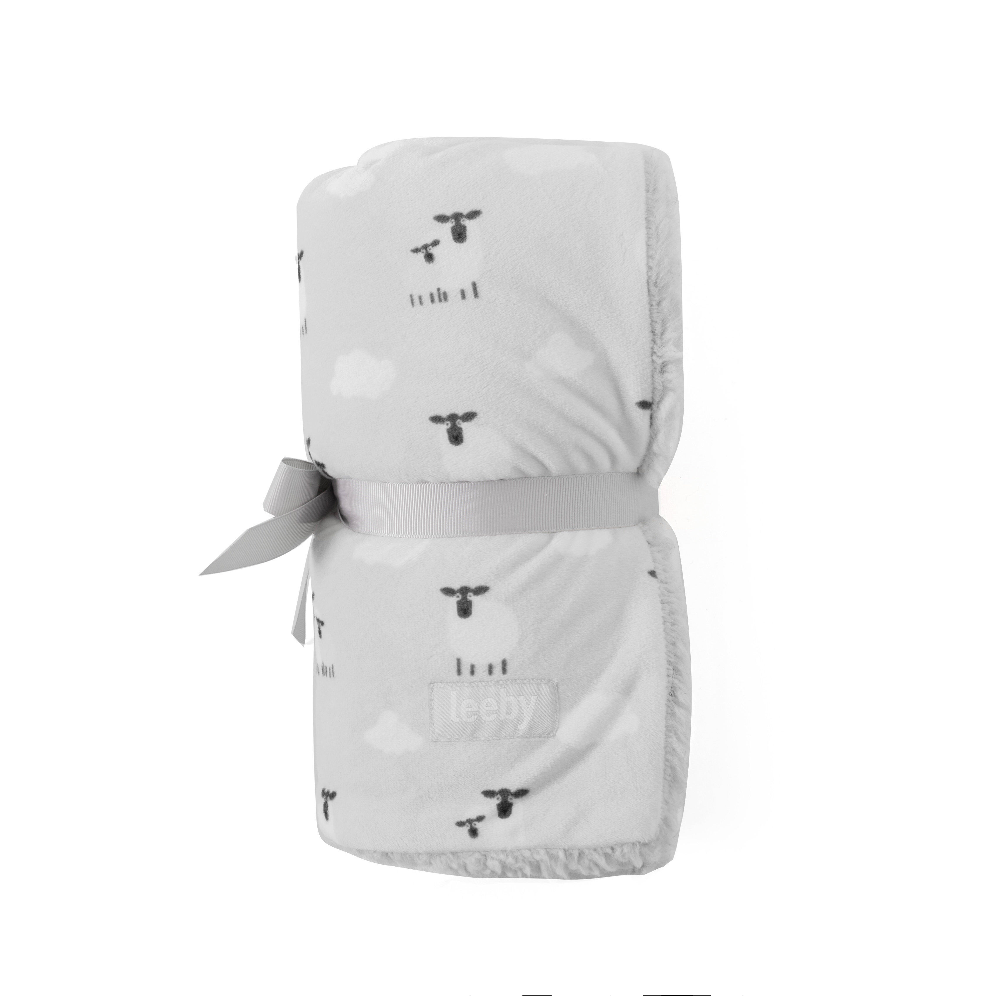 Leeby - Couverture Mouton pour Chiens - Gris Image num&eacute;ro 2