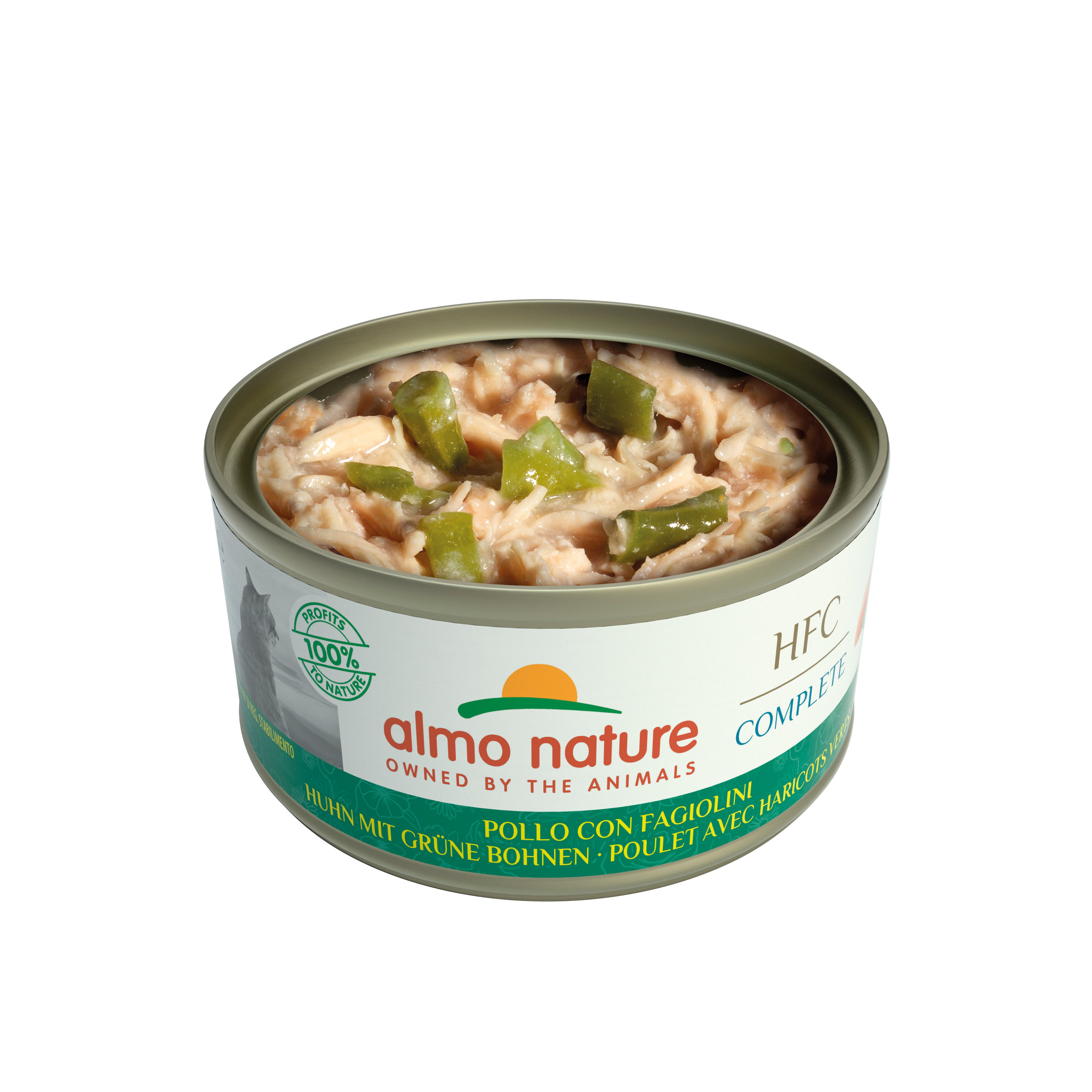 Almo Nature - P&acirc;t&eacute;e en Bo&icirc;te HFC au Poulet et Haricots Verts pour Chat - 70g Image num&eacute;ro 3