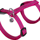 Wouapy - Harnais + laisse Protect avec Grelot pour Chat - Fuchsia image number null