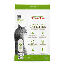 Almo Nature -  Litière Ecologique Catlitter pour Chats - 4,54Kg