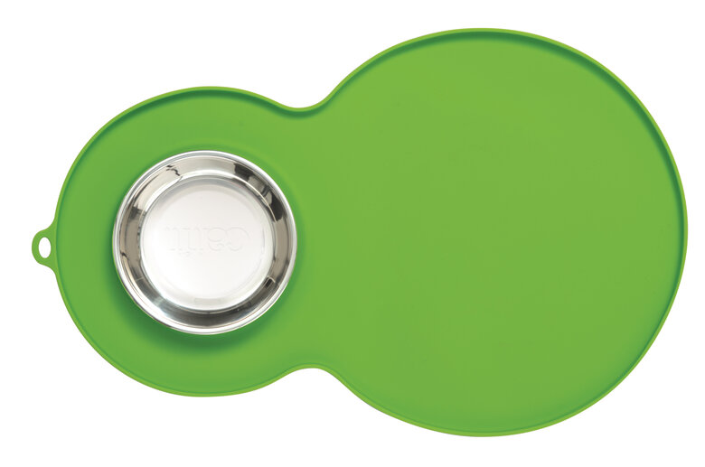 Catit - Tapis de Silicone Rond Vert pour Chats - 46x29cm Image numéro 2 Catit - Tapis de Silicone Rond Vert pour Chats - 46x29cm Image numéro 2