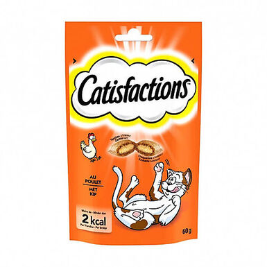 Catisfactions - Friandises au Poulet pour Chat - 60g