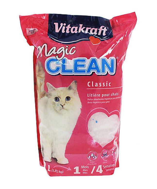 Vitakraft - Litière Magic Clean Classic pour Chats - 4,2L image number null