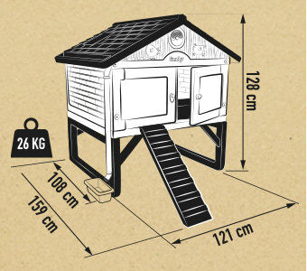 Smoby - Poulailler Smoby pour Poules - 159x121x128cm Image num&eacute;ro 2