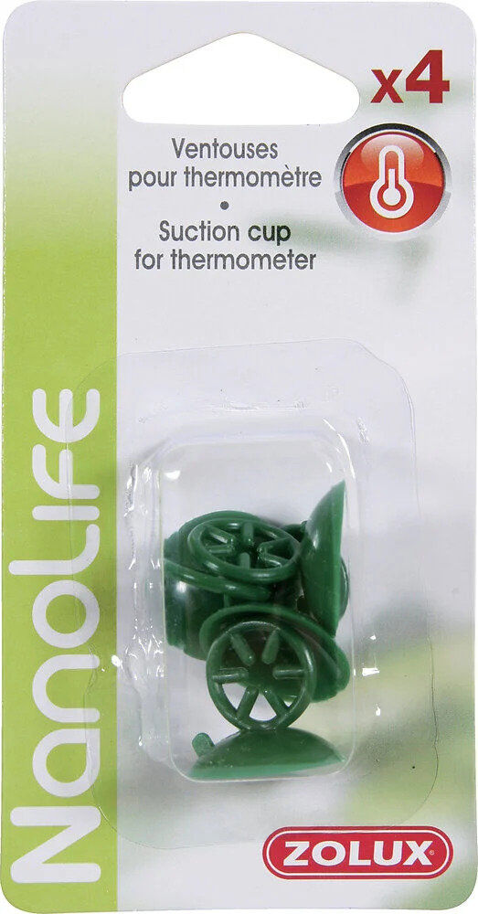 Zolux - Ventouses Thermom&egrave;tre pour Aquarium - x4 Image num&eacute;ro 1