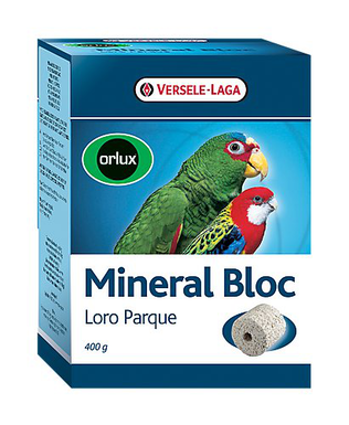 Versele Laga - Brique Mineral Bloc à Picorer pour Perroquet - 400g