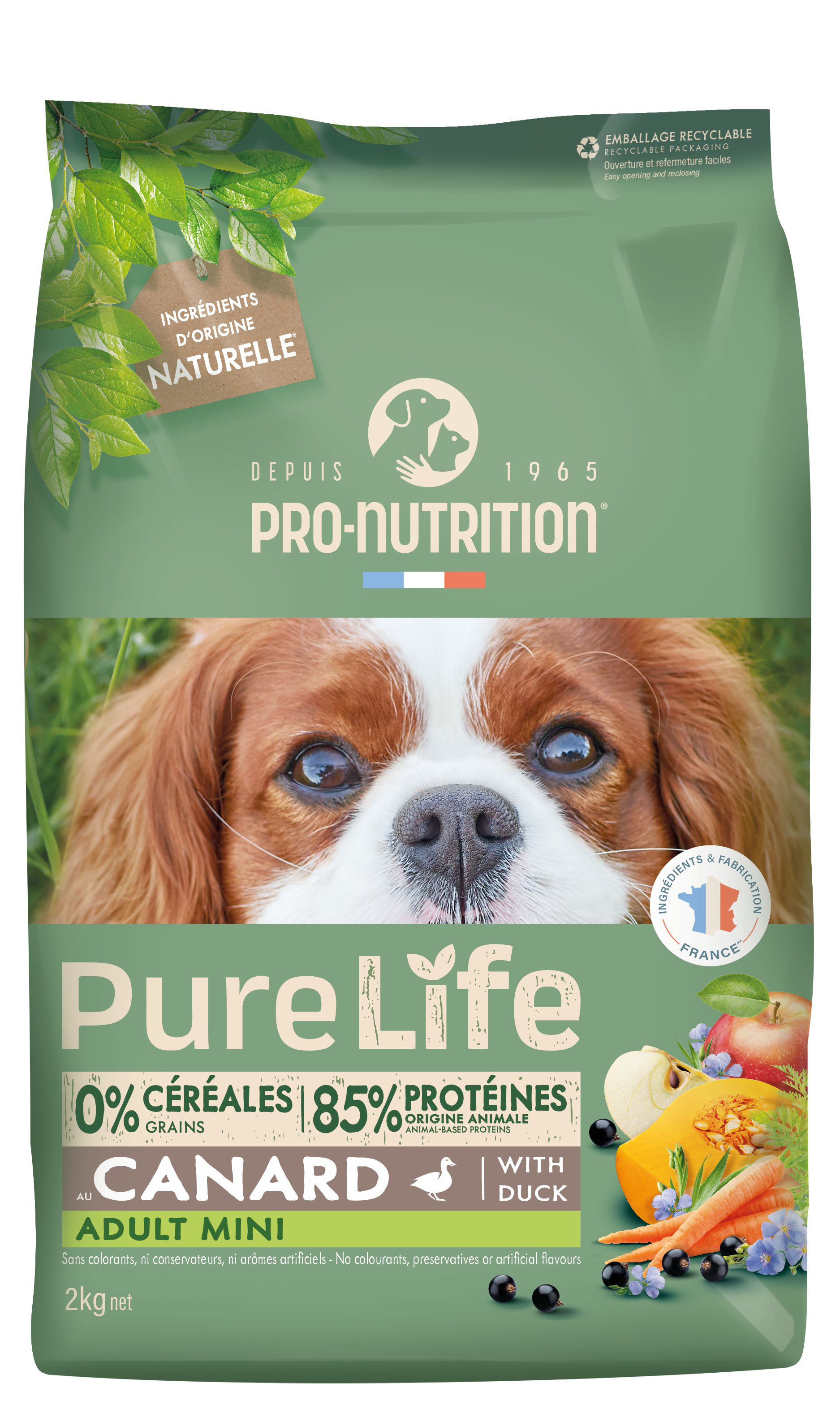 Pro-Nutrition - Croquettes Pure Life Chien Adult Mini - 2kg Image num&eacute;ro 1